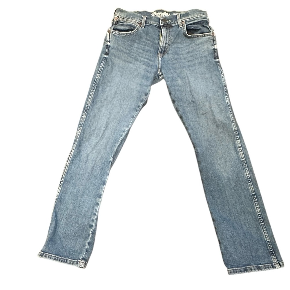 Wrangler Men's Slim Straight Blue Jeans